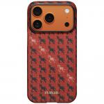 Husa PITAKA Edge Happiness Rides cu MagSafe compatibila cu iPhone 17 Pro, Cinnabar Steed 2 - lerato.ro