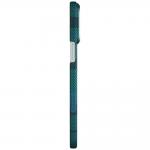 Husa PITAKA Flora in Grid Edge cu MagSafe compatibila cu iPhone 17 Pro, Forest Dawn 7 - lerato.ro
