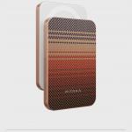 Baterie externa portabila Pitaka Aramid Fiber Qi2, 5000 mAh, Incarcare Wireless 15W, USB-C, Sunset 12 - lerato.ro