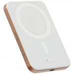 Baterie externa portabila Pitaka Aramid Fiber Qi2, 5000 mAh, Incarcare Wireless 15W, USB-C, Sunset 13 - lerato.ro