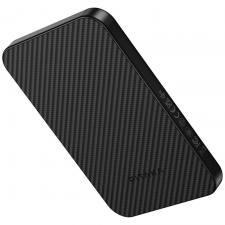 Baterie externa portabila PITAKA Aramid Fiber Qi2, 5000 mAh, 30W, Incarcare Wireless 15W, Compatibila MagSafe, USB-C, Negru