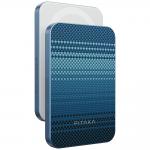 Baterie externa portabila Pitaka Aramid Fiber Qi2, 5000 mAh, Incarcare Wireless 15W, USB-C, Moonrise 6 - lerato.ro