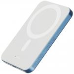 Baterie externa portabila Pitaka Aramid Fiber Qi2, 5000 mAh, Incarcare Wireless 15W, USB-C, Moonrise 10 - lerato.ro