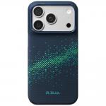 Husa PITAKA Edge Milky Way Galaxy 2.0 cu MagSafe compatibila cu iPhone 18 Pro / 17 Pro, Nearfield Blue 2 - lerato.ro