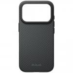 Husa PITAKA Summa cu MagSafe compatibila cu iPhone 18 Pro / 17 Pro, Negru / Gri 5 - lerato.ro