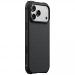Husa PITAKA Cairn cu MagSafe compatibila cu iPhone 18 Pro Max / 17 Pro Max, Negru / Gri 3 - lerato.ro
