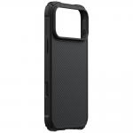 Husa PITAKA Cairn cu MagSafe compatibila cu iPhone 18 Pro Max / 17 Pro Max, Negru / Gri 6 - lerato.ro