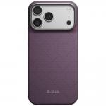 Husa PITAKA Edge Case PTK Weaving-Charoite cu MagSafe compatibila cu iPhone 18 Pro Max / 17 Pro Max, Mov 2 - lerato.ro