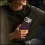 Husa PITAKA Edge Case PTK Weaving-Sapphire cu MagSafe compatibila cu iPhone 18 Pro Max / 17 Pro Max, Albastru 8 - lerato.ro
