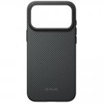 Husa PITAKA Summa cu MagSafe compatibila cu iPhone 18 Pro Max / 17 Pro Max, Negru / Gri 5 - lerato.ro