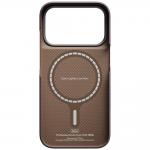 Husa PITAKA Edge PTK Weaving-Charoite cu MagSafe compatibila cu iPhone 18 Pro / 17 Pro, Mov 8 - lerato.ro