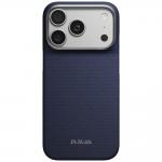 Husa PITAKA Edge PTK Weaving-Sapphire cu MagSafe compatibila cu iPhone 18 Pro / 17 Pro, Albastru 2 - lerato.ro
