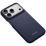 Husa PITAKA Edge PTK Weaving-Sapphire cu MagSafe compatibila cu iPhone 18 Pro / 17 Pro, Albastru 4 - lerato.ro