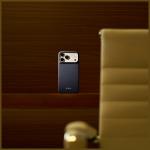 Husa PITAKA Edge PTK Weaving-Sapphire cu MagSafe compatibila cu iPhone 18 Pro / 17 Pro, Albastru 10 - lerato.ro