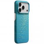 Husa PITAKA Edge cu MagSafe compatibila cu iPhone 18 Pro / 17 Pro, Lucid Blue 3 - lerato.ro