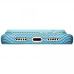 Husa PITAKA Edge cu MagSafe compatibila cu iPhone 18 Pro / 17 Pro, Lucid Blue 9 - lerato.ro