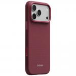 Husa PITAKA Summa Case cu MagSafe compatibila cu iPhone 18 Pro Max / 17 Pro Max, Burgundy 3 - lerato.ro