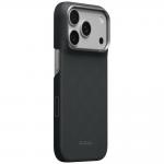 Husa PITAKA Edge Argyle cu MagSafe compatibila cu iPhone 18 Pro / 17 Pro, Negru 3 - lerato.ro