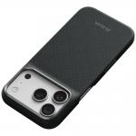 Husa PITAKA Edge Argyle cu MagSafe compatibila cu iPhone 18 Pro / 17 Pro, Negru 5 - lerato.ro