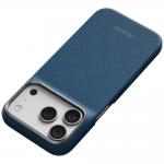 Husa PITAKA Edge Argyle cu MagSafe compatibila cu iPhone 18 Pro / 17 Pro, Dark Blue 4 - lerato.ro