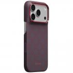 Husa PITAKA Edge Argyle cu MagSafe compatibila cu iPhone 18 Pro / 17 Pro, Albastru / Rosu 3 - lerato.ro