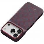 Husa PITAKA Edge Argyle cu MagSafe compatibila cu iPhone 18 Pro / 17 Pro, Albastru / Rosu 5 - lerato.ro