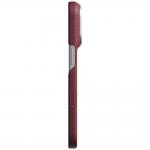 Husa PITAKA Edge Argyle cu MagSafe compatibila cu iPhone 18 Pro / 17 Pro, Burgundy 8 - lerato.ro