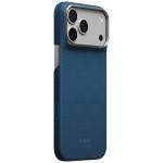 Husa PITAKA Edge Argyle cu MagSafe compatibila cu iPhone 18 Pro Max / 17 Pro Max, Dark Blue 3 - lerato.ro