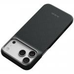 Husa PITAKA Edge Argyle cu MagSafe compatibila cu iPhone 18 Pro Max / 17 Pro Max, Negru 5 - lerato.ro