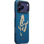 Husa Pitaka Edge Ink Horse Azure Green cu MagSafe compatibila cu iPhone 18 Pro / 17 Pro, Verde 3 - lerato.ro
