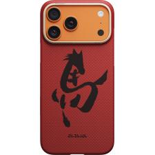 Husa Pitaka Edge Ink Horse Cinnabar cu MagSafe compatibila cu iPhone 18 Pro / 17 Pro, Rosu