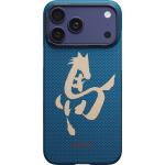 Husa Pitaka Edge Ink Horse Azure Green cu MagSafe compatibila cu iPhone 18 Pro Max / 17 Pro Max, Albastru 2 - lerato.ro