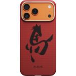 Husa Pitaka Edge Ink Horse Cinnabar cu MagSafe compatibila cu iPhone 18 Pro Max / 17 Pro Max, Rosu 2 - lerato.ro