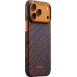 Husa Pitaka Edge Breath of Veins cu MagSafe compatibila cu iPhone 18 Pro Max / 17 Pro Max, Burning Orange 3 - lerato.ro