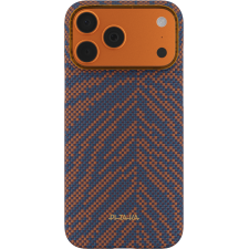 Husa Pitaka Edge Breath of Veins cu MagSafe compatibila cu iPhone 18 Pro Max / 17 Pro Max, Burning Orange