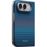 Husa Pitaka Edge Back Cover Moonrise 2.0 cu MagSafe compatibila cu iPhone Duo, Albastru 3 - lerato.ro