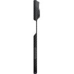 Husa Pitaka Edge Back Cover Twill cu MagSafe compatibila cu iPhone Duo, Negru / Gri 5 - lerato.ro
