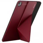 Husa PITAKA MagEZ Folio 3 compatibila cu iPad Pro 11 inch 2025/2024, Functie de suport, Harvard Crimson 3 - lerato.ro
