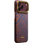 Husa Pitaka Edge Breath of Veins cu MagSafe compatibila cu iPhone 18 Pro Max / 17 Pro Max, Burning Orange 3 - lerato.ro