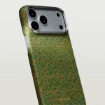 Husa Pitaka Wind Over Wheat Surging Awn 02 cu MagSafe compatibila cu iPhone 18 Pro Max / 17 Pro Max, Verde 17 - lerato.ro
