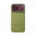 Husa Pitaka Wind Over Wheat Surging Awn 02 cu MagSafe compatibila cu iPhone 18 Pro Max / 17 Pro Max, Verde 2 - lerato.ro