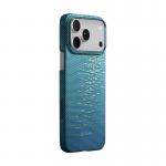 Carcasa Pitaka Ultra-Slim compatibila cu iPhone 17 Pro Max, Lucid Blue 3 - lerato.ro