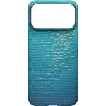 Carcasa Pitaka Ultra-Slim compatibila cu iPhone 17 Pro Max, Lucid Blue 9 - lerato.ro