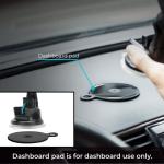 Suport auto PITAKA MagMount Qi Wireless Dashboard Mount Black 8 - lerato.ro