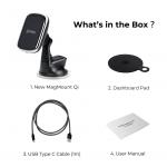 Suport auto PITAKA MagMount Qi Wireless Dashboard Mount Black 3 - lerato.ro