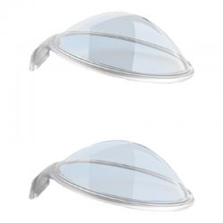 Set 2 capace protectie lentila PULUZ PU777T pentru camera sport DJI Osmo 360, Transparent