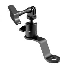 Suport pentru motocicleta din aluminiu dedicat camerelor video sport PULUZ PU1056B, Rotire 360, Negru