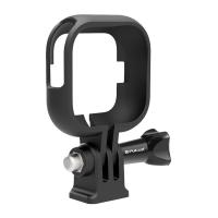 Carcasa cu protectie PULUZ PU788B, Adaptor pentru prindere 1/4 inch incorporat, compatibila cu camera Insta360 GO Ultra, Negru