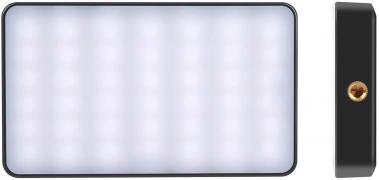 Lampa LED Puluz Puluz pentru Camera Foto/Video, 8W, 2500K - 9000K, 3000mAh, Autonomie 2h, USB-C, Negru