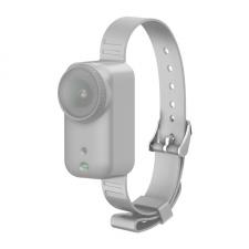 Camere video/foto si accesorii, Colier din silicon cu carcasa de protrectie  compatibila cu DJI Osmo Nano, Destinata animaelor de compnaie, Gri, lerato.ro